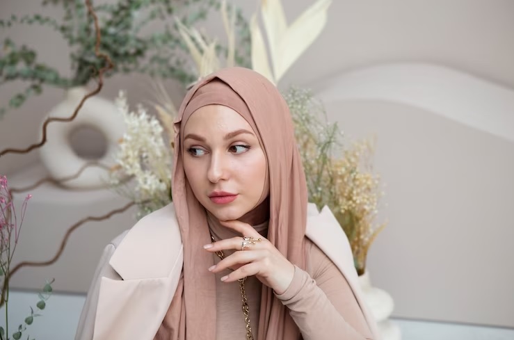Tips Memakai Hijab Pashmina Untuk Wajah Bulat Agar Bisa Tampak Tirus